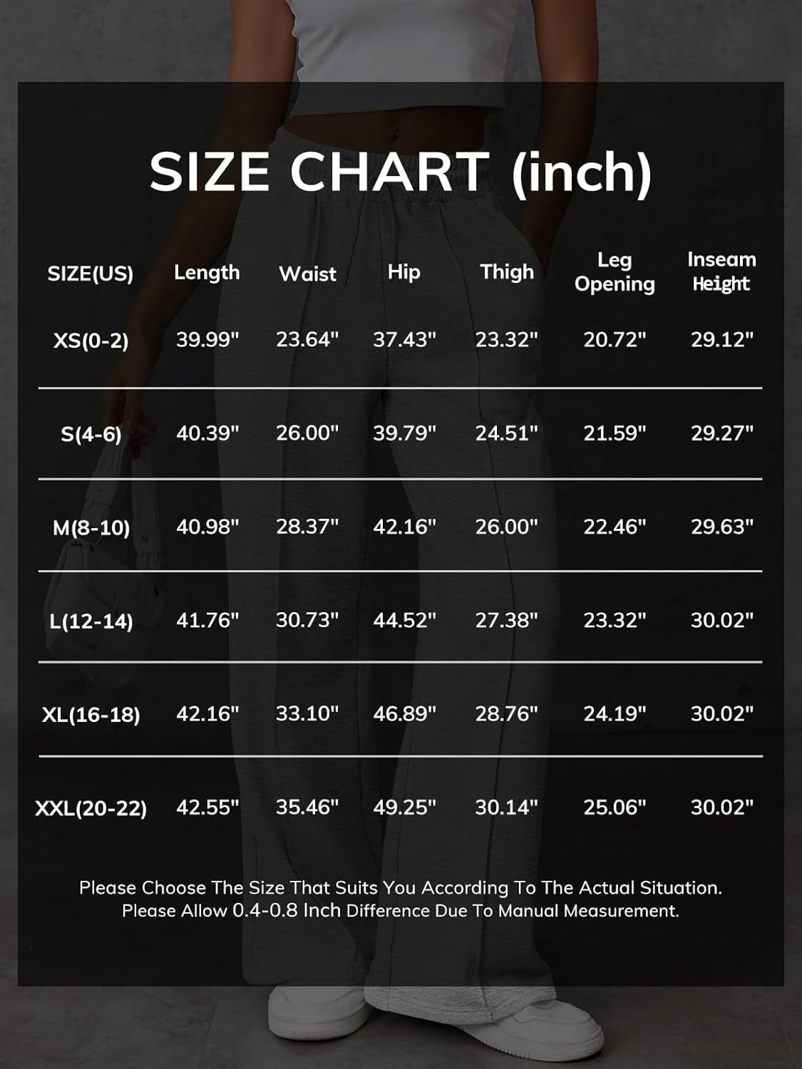 High-Waisted Wide Leg Sweatpants for Women - Fashionable Baggy Joggers with Drawstring for Teens